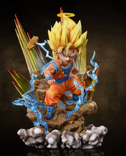 ** Pre-Owned ** Goku SSJ2 Figurine.