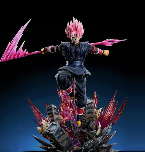 ** Pre-Owned ** Goku Rose Figurine