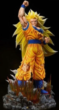 ** Pre-Owned ** Goku SSJ3 Figurine.